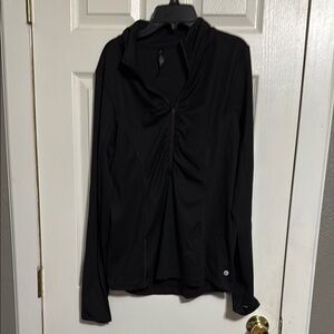 Women's Black Long Sleeve Top